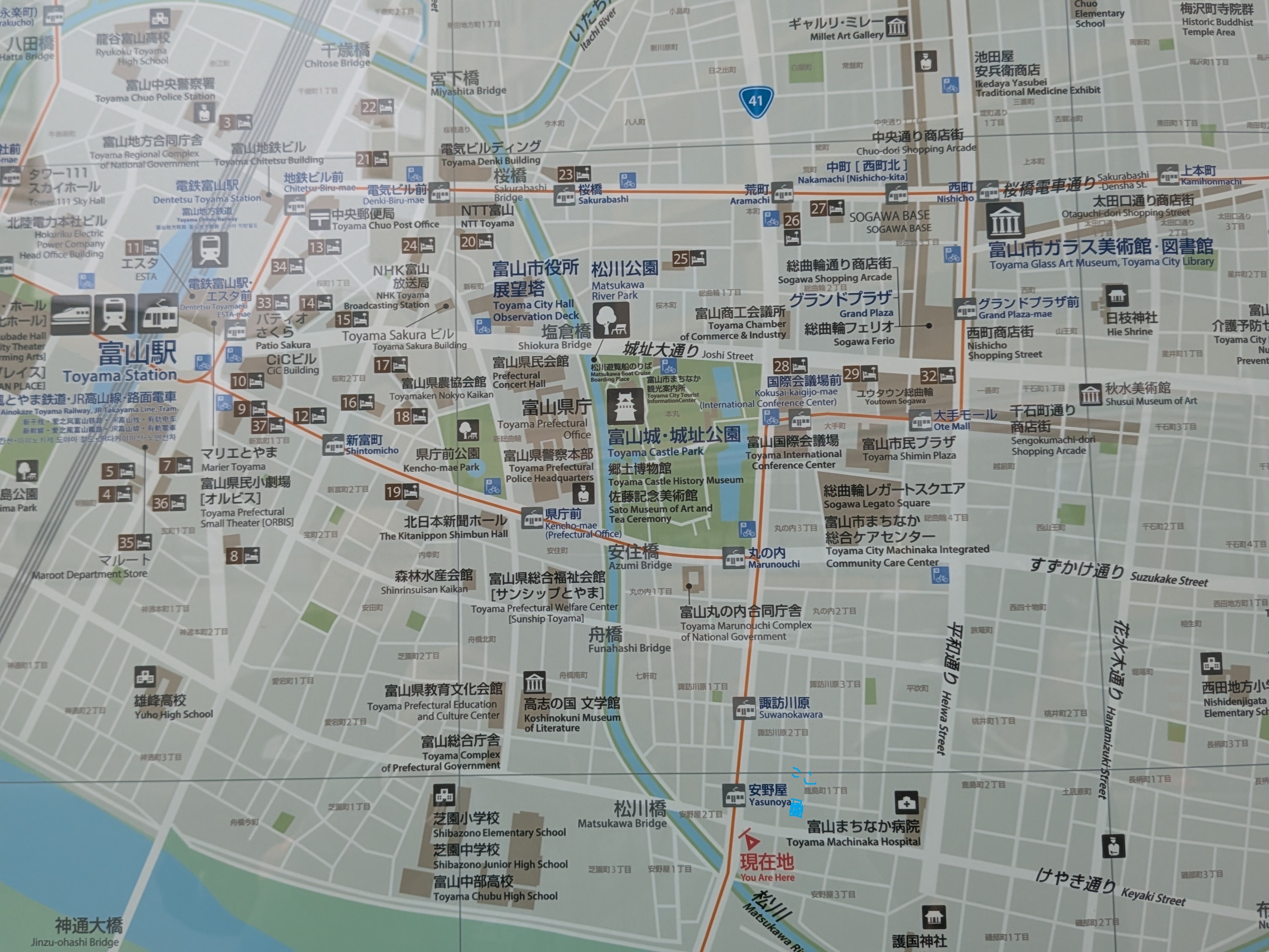 地図の表示
